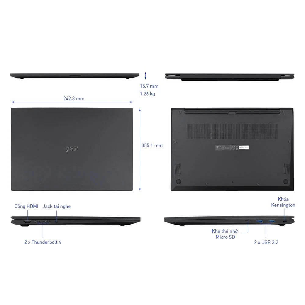 Laptop LG Gram 16Z90S G (5)