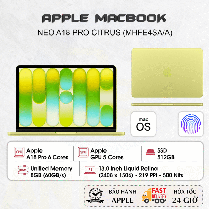 Macbook Neo 13 inch Chip A18 Pro (1)