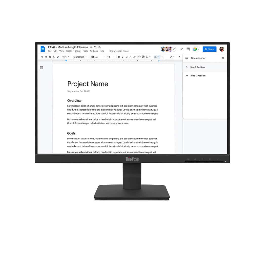 Màn hình Lenovo ThinkVision S22 4e 64CBKAR6VN (21.5Inch FHD4ms100HZ250cd) (1)