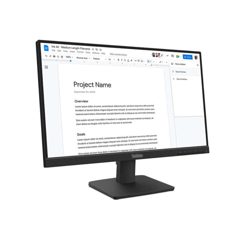 Màn hình Lenovo ThinkVision S22 4e 64CBKAR6VN (21.5Inch FHD4ms100HZ250cd) (4)