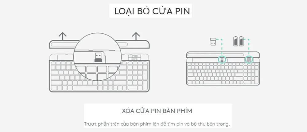 Bàn phím Logitech K580 (8) Bàn phím Logitech K580 (8)