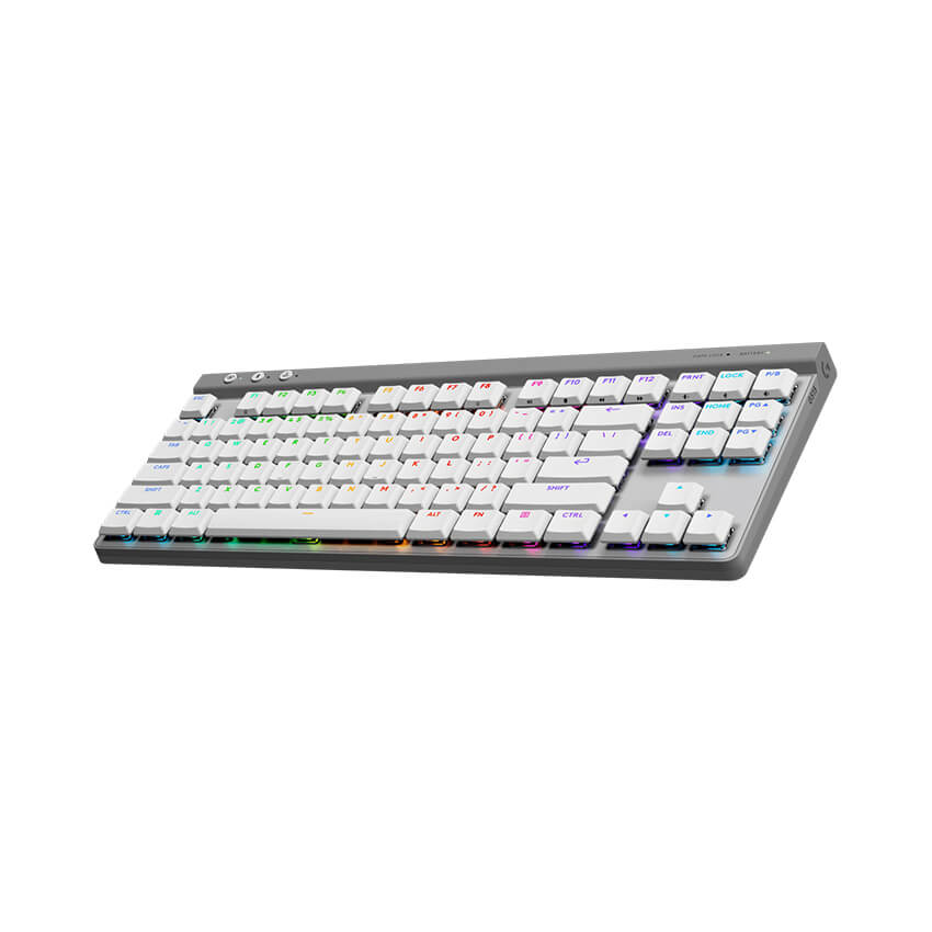 Bàn phím cơ Logitech G515 LightSpeed TKL Wireless White (5)