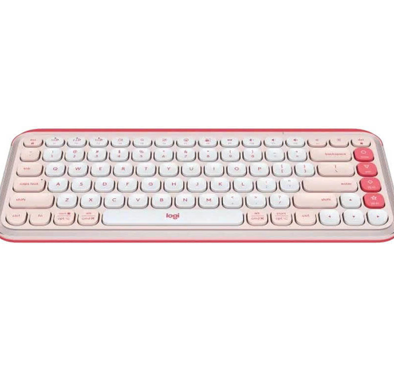 Bàn phím không dây Logitech POP Icon Keys Bluetooth Hồng (1)