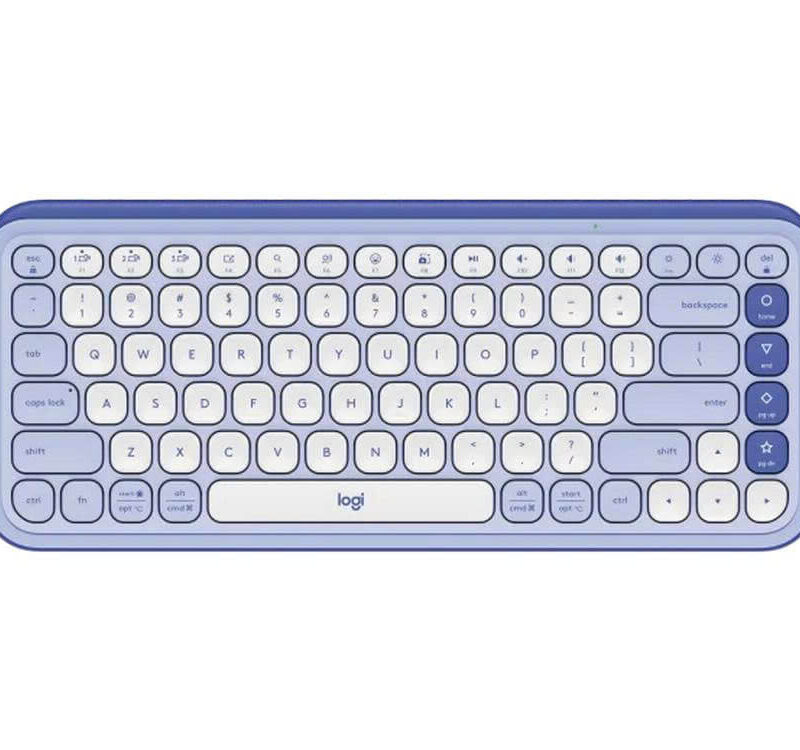 Bàn phím không dây Logitech POP Icon Keys Bluetooth Tím (2)