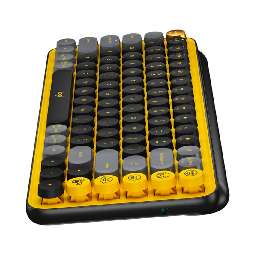 Bàn phím không dây Logitech Pop Keys Blast Yellow (2) Bàn phím không dây Logitech Pop Keys Blast Yellow (2)