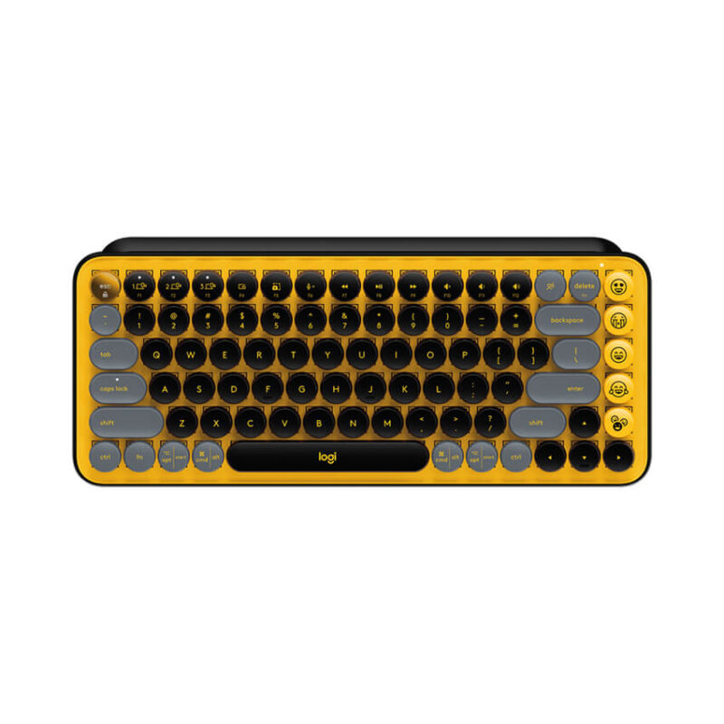 Bàn phím không dây Logitech Pop Keys Blast Yellow (4)