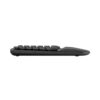 Bàn phím không dây Logitech Wave Keys Ergonomic Graphite (4)