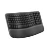 Bàn phím không dây Logitech Wave Keys Ergonomic Graphite (5)