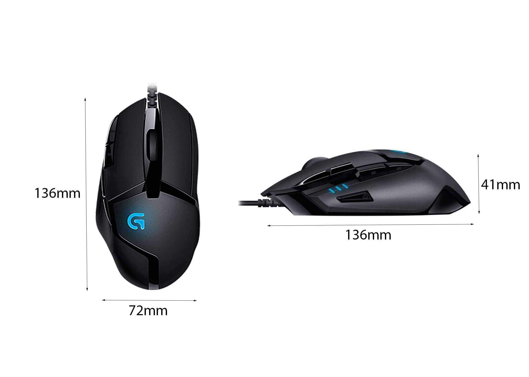 Chuột game Logitech G402 Hyperion Fury (2)