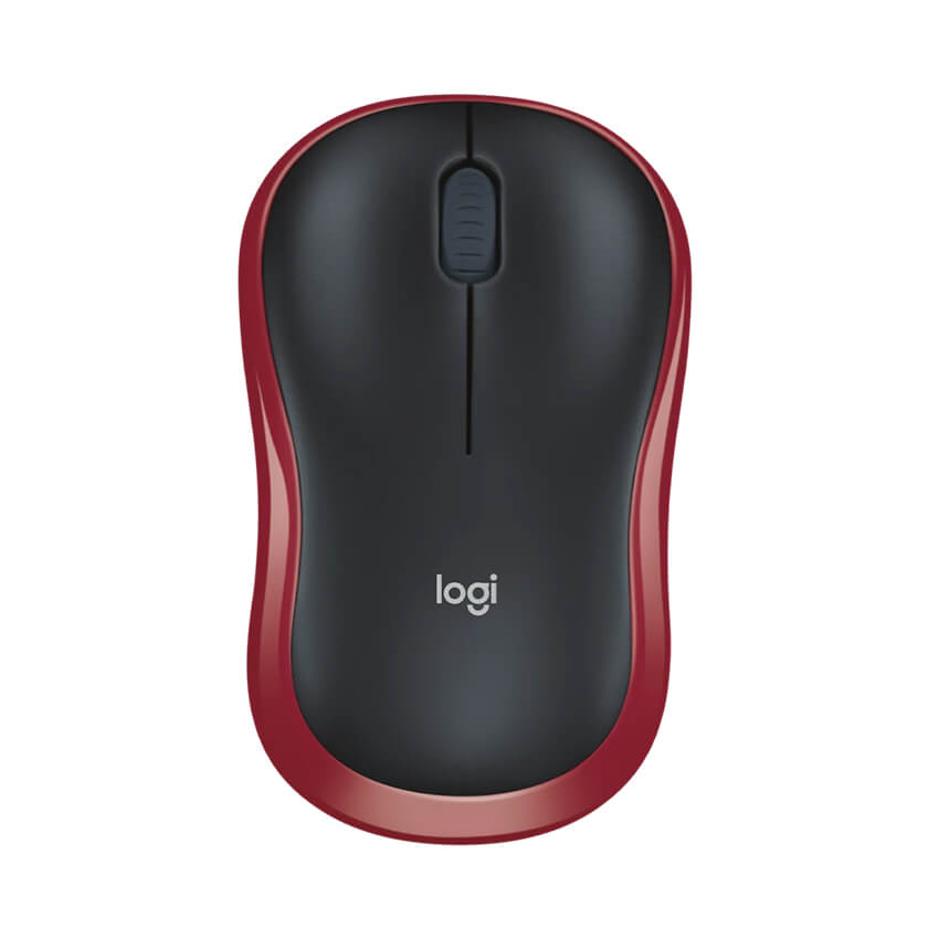 Chuột không dây Logitech M185 màu đỏ (2)