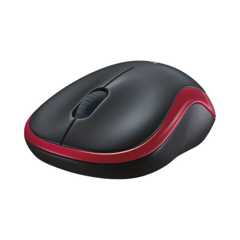 Chuột không dây Logitech M185 màu đỏ (3)