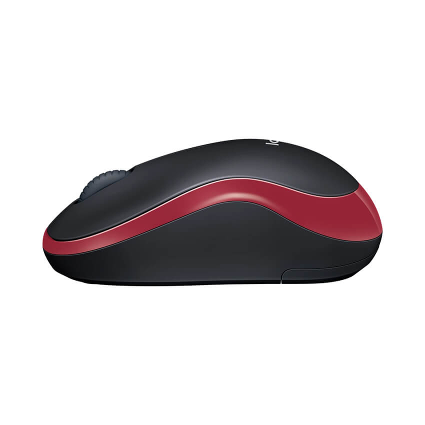 Chuột không dây Logitech M185 màu đỏ (4) Chuột không dây Logitech M185 màu đỏ (4)