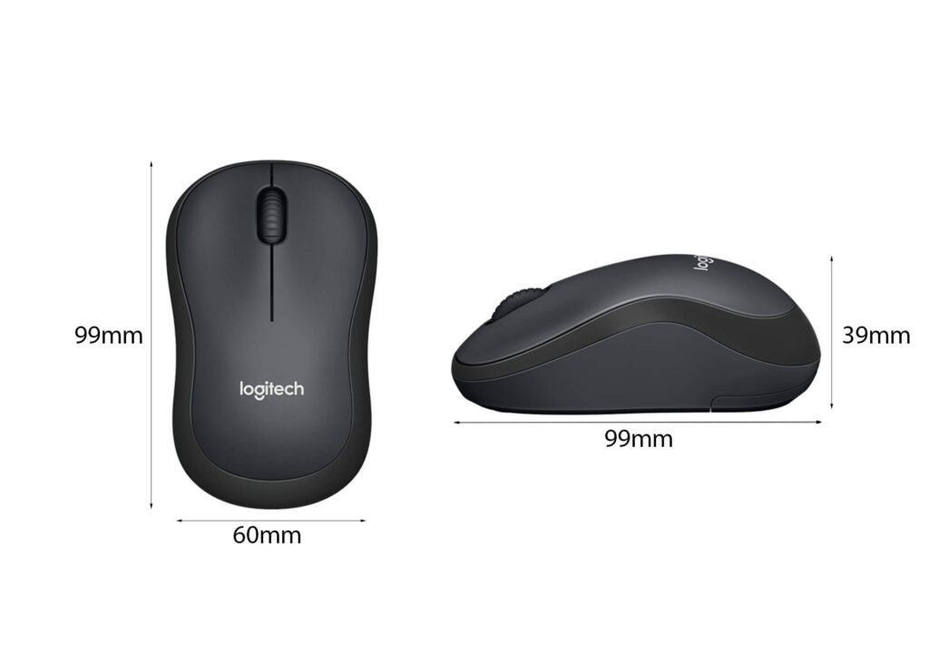Chuột không dây Logitech M221 màu đen (1)