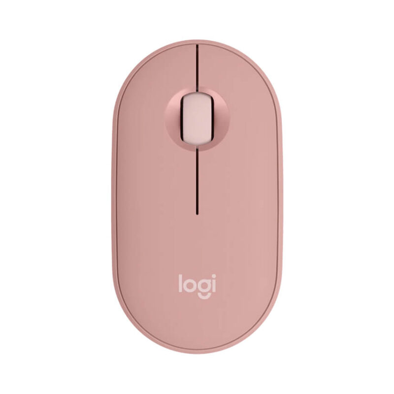 Chuột không dây Logitech Pebble M350s bluetooth màu hồng (1)
