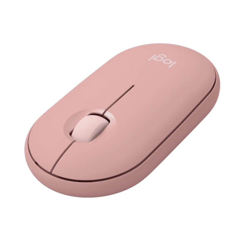 Chuột không dây Logitech Pebble M350s bluetooth màu hồng (2)