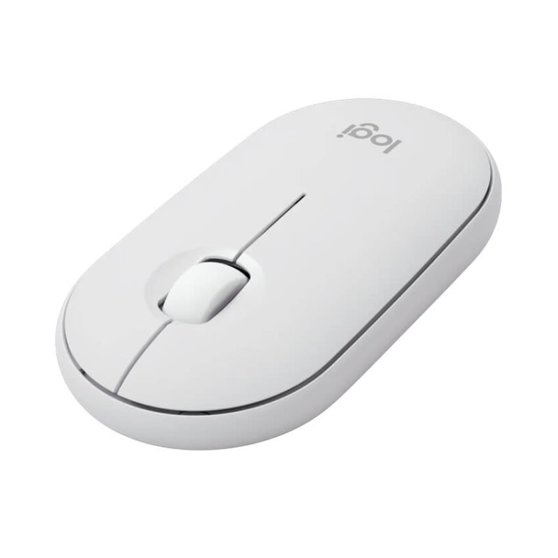 Chuột không dây Logitech Pebble M350s bluetooth màu trắng (1)
