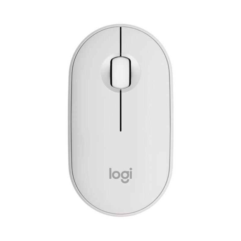 Chuột không dây Logitech Pebble M350s bluetooth màu trắng (3)