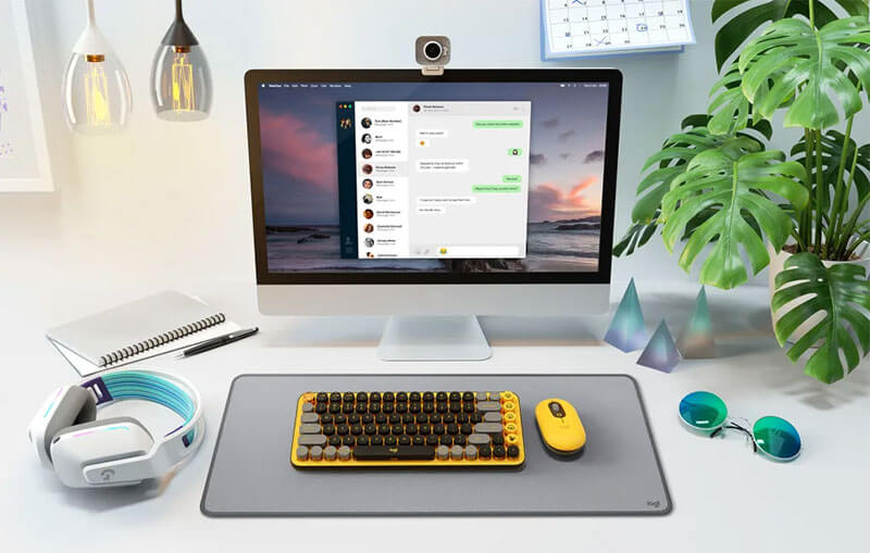 Chuột không dây Logitech Pop Emoji Bluetooth Yellow (7)
